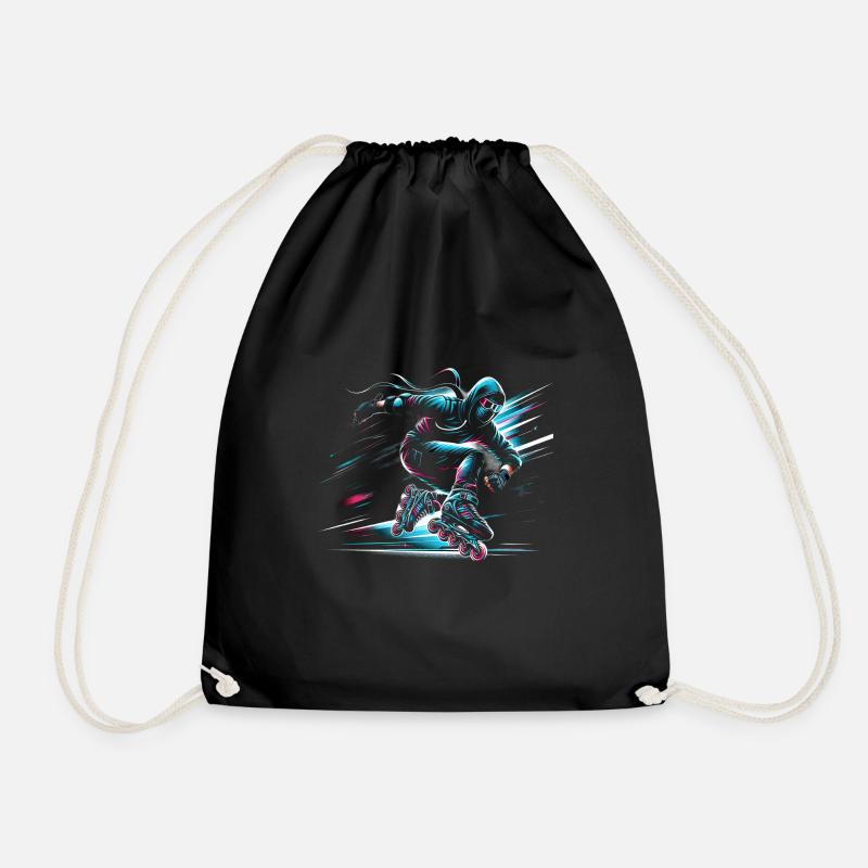 Rollerblade Ninja 12 - Drawstring Bag - black