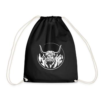 Love My Highlands - Highland Graphic - Sac de sport léger - noir - Devant