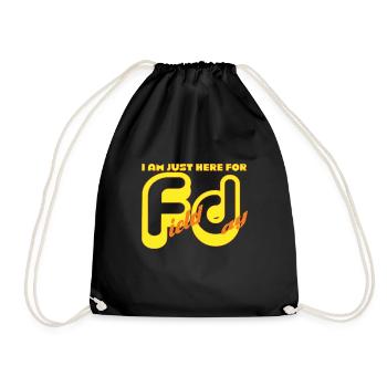 I'm Just Here For Field Day 18 - Drawstring Bag - black - Front