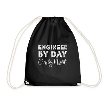 Ingénieur By Day, Chef By Night 2 - Sac de sport léger - noir - Devant