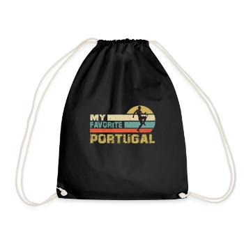 Portugal Soccer Football 2022 WM - Sac de sport léger - noir - Devant