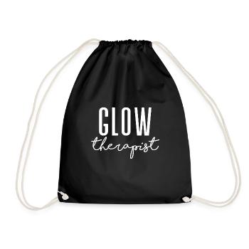 Glow Therapist - Drawstring Bag - black - Front
