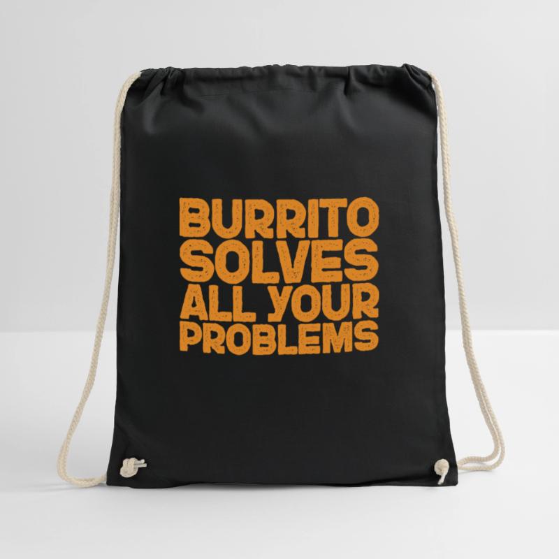 Burrito Solves All Your Problems 3 Turnbeutel