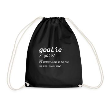 Goalie Gear Goalkeeper Definition - Turnbeutel - Schwarz - Vorne