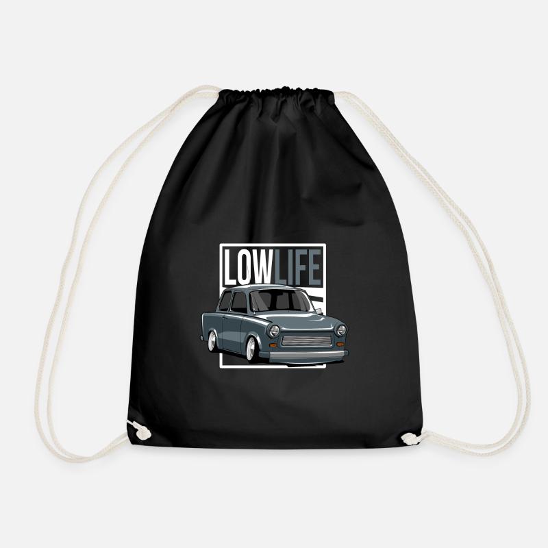 Cardboard Low Life - Drawstring Bag - black
