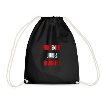 Faites des choix artistiques dans votre vie pour les artistes - Sac de sport léger - noir - Devant