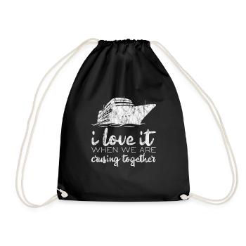 I Love It When We Are Cruising Together 3 - Turnbeutel - Schwarz - Vorne