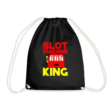 Slot Machine King - Turnbeutel - Schwarz - Vorne