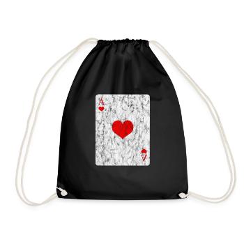 As de Cœurs 6 - Sac de sport léger - noir - Devant
