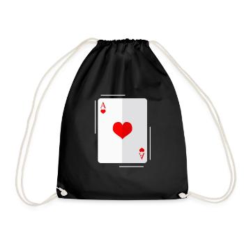 As de Cœurs 8 - Sac de sport léger - noir - Devant