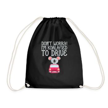 Ne vous inquiétez pas! Je suis Koalafied To Drive 4 - Sac de sport léger - noir - Devant