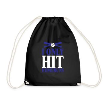 Je n’ai frappé que des homeruns 3 - Sac de sport léger - noir - Devant