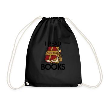 J’ai lu des livres interdits 51 - Sac de sport léger - noir - Devant