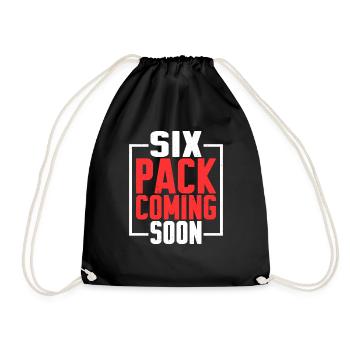 Six Pack Coming Soon 27 - Turnbeutel - Schwarz - Vorne