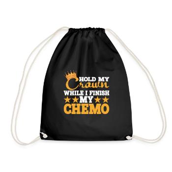 Tenez ma couronne pendant que je termine ma chimio 27 - Sac de sport léger - noir - Devant