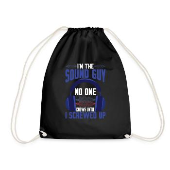 Chez The Sound Guy, personne ne le sait jusqu’à ce que je me plante.3 - Sac de sport léger - noir - Devant