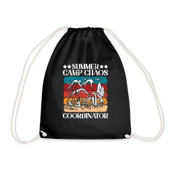 Summer Camp Chaos Coordinator 5 - Turnbeutel - Schwarz - Vorne