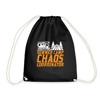 Summer Camp Chaos Coordinator 6 - Turnbeutel - Schwarz - Vorne