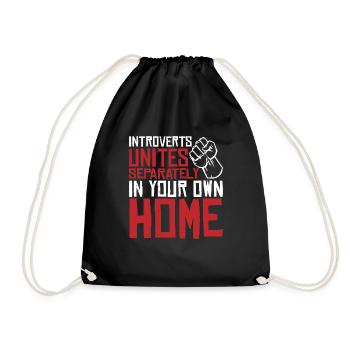 Introvertis s’unit séparément dans votre propre maison 3 - Sac de sport léger - noir - Devant