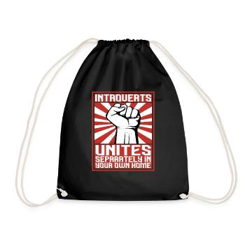Introvertis s’unit séparément dans votre propre maison 2 - Sac de sport léger - noir - Devant