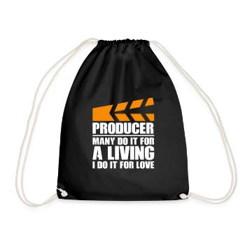 Producer Many Do It For A Living I Do It For Love - Turnbeutel - Schwarz - Vorne