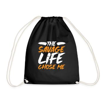 La vie sauvage m’a choisi 8 - Sac de sport léger - noir - Devant