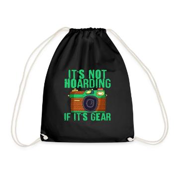 Ce n’est pas de la thésaurisation si c’est de l’engrenage 4 - Sac de sport léger - noir - Devant