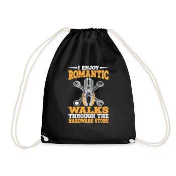 Profitez de promenades romantiques dans la quincaillerie15 - Sac de sport léger - noir - Devant