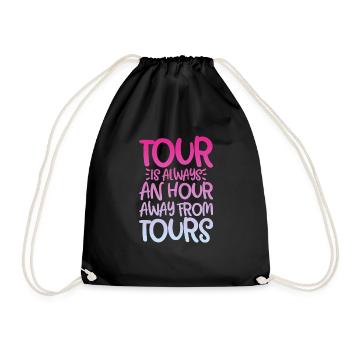 La visite est toujours à une heure des visites 4 - Sac de sport léger - noir - Devant
