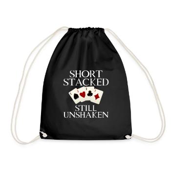 Court, empilé, toujours inébranlable 3 - Sac de sport léger - noir - Devant