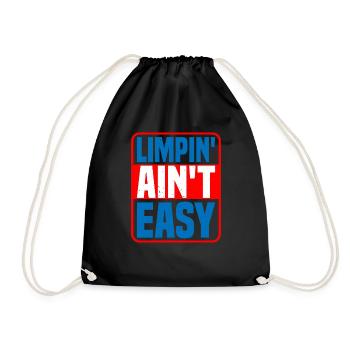 Limpin' Ain't Easy 17 - Turnbeutel - Schwarz - Vorne
