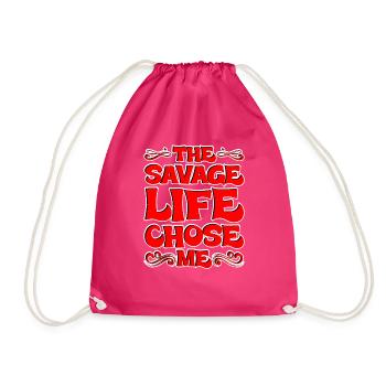 La vie sauvage m’a choisi 11 - Sac de sport léger - fuchsia - Devant
