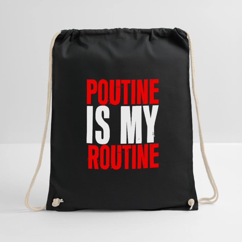 La poutine est ma routine 2 Sac de sport léger