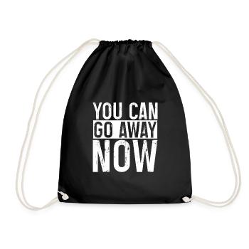 Vous pouvez partir maintenant 4 - Sac de sport léger - noir - Devant