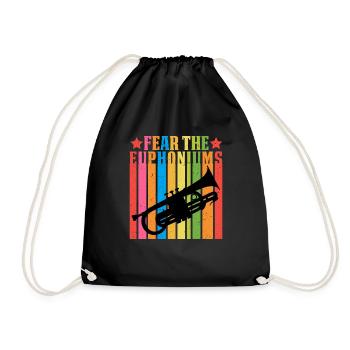 Fear The Euphoniums 4 - Drawstring Bag - black - Front