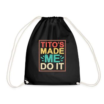 Tito m’a fait le faire - Sac de sport léger - noir - Devant