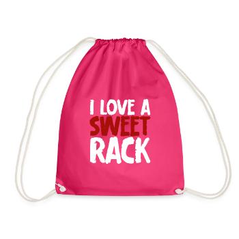 J’aime un support sucré - Sac de sport léger - fuchsia - Devant