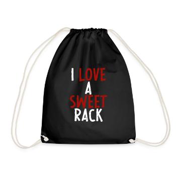 J’aime un support sucré 4 - Sac de sport léger - noir - Devant
