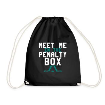 Meet Me In The Penalty Box 4 - Turnbeutel - Schwarz - Vorne