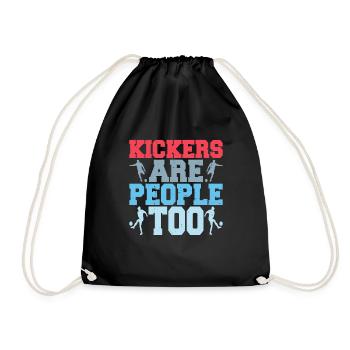 Les kickers sont aussi des gens 22 - Sac de sport léger - noir - Devant