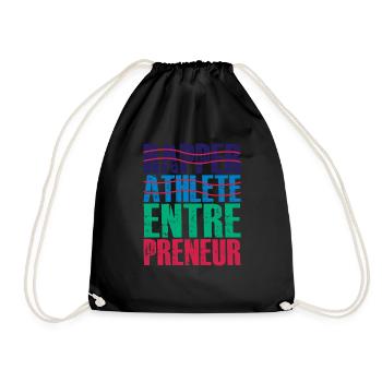 Rapper Athlete Entrepreneur 24 - Turnbeutel - Schwarz - Vorne