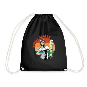 Botox Dealer 7 - Drawstring Bag - black - Front