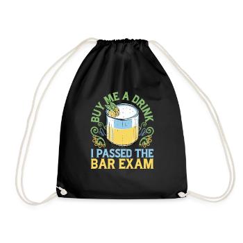 Achetez-moi un verre, j’ai réussi l’examen du barreau 4 - Sac de sport léger - noir - Devant