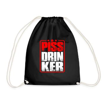 Piss Drinker 32 - Turnbeutel - Schwarz - Vorne