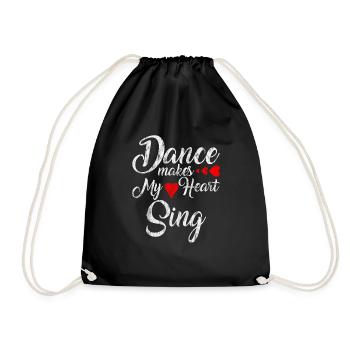 Dance makes My Heart Sing 3 - Turnbeutel - Schwarz - Vorne