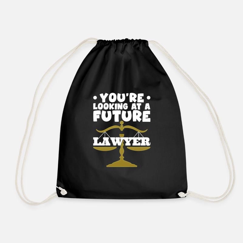 You're Looking At A Future Lawyer 4 - Turnbeutel - Schwarz