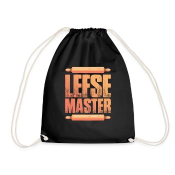 Lefse Master 12 - Turnbeutel - Schwarz - Vorne