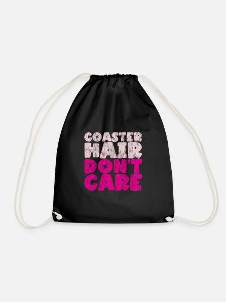 Coaster Hair Don't Care 3 - Turnbeutel - Schwarz