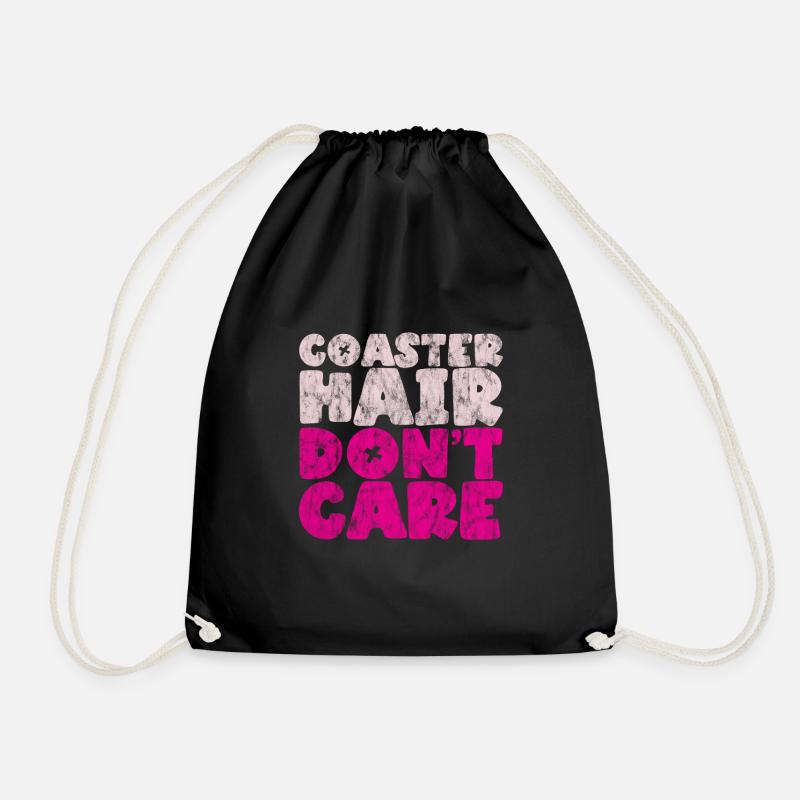 Coaster Hair Don't Care 3 - Turnbeutel - Schwarz