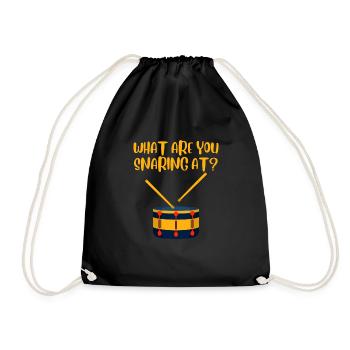 What Are You Snaring At 2 - Turnbeutel - Schwarz - Vorne